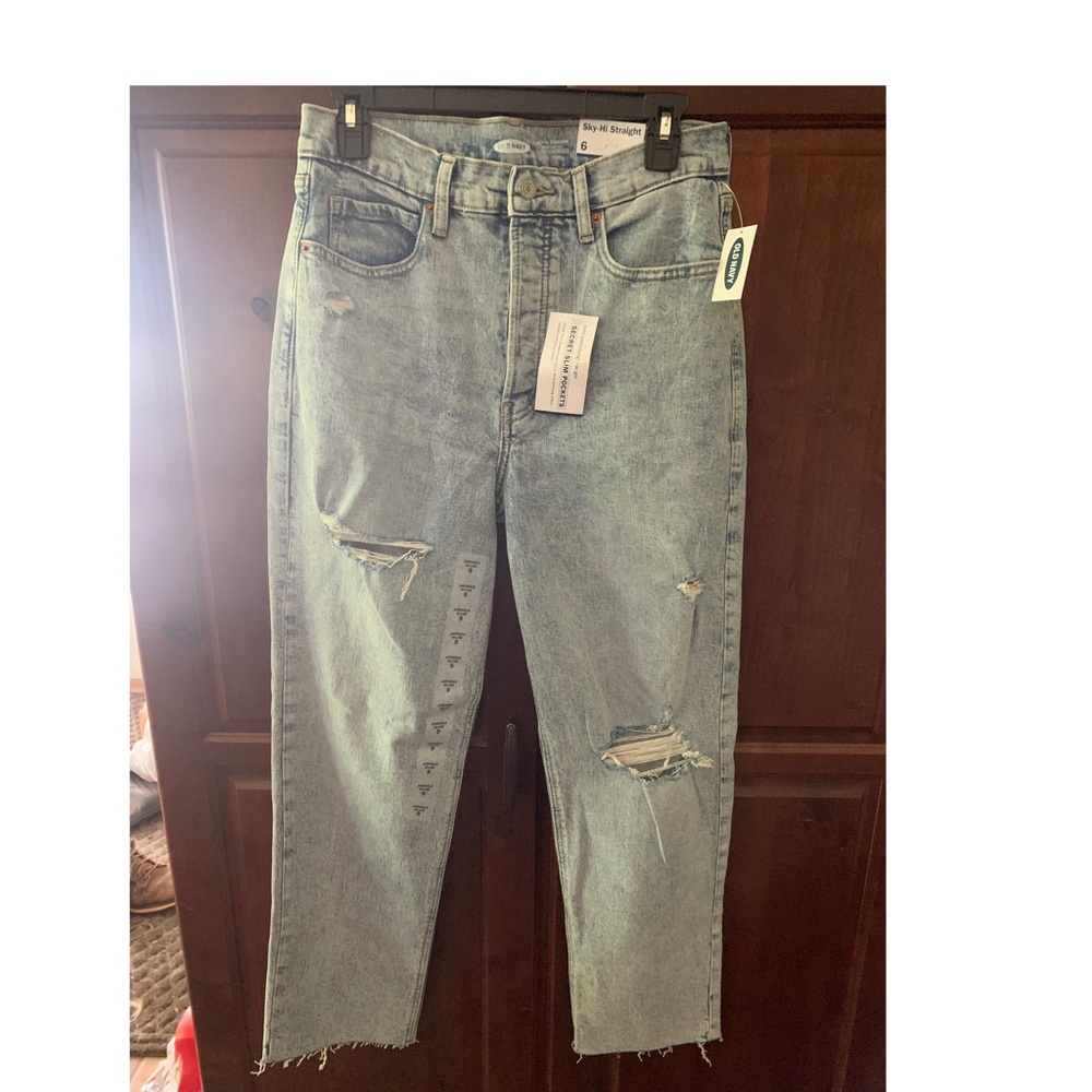 Old navy sky high rise jeans
